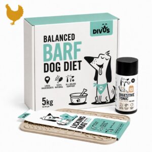 Стартов BARF комплект за кучета Divus с пилешко