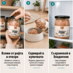 Домашно приготвено свинско с овесени ядки, сардини и шипка - Image 5