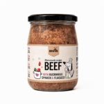 Буркан готвена храна за кучета Divus с телешко, елда, спанак и ленено семе