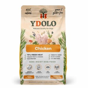 Полувлажна храна за кучета YDOLO с пилешко