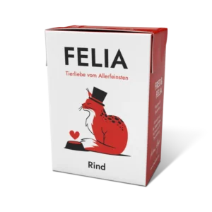 Мокра храна за котки FELIA с телешко месо