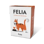 Мокра храна за котки FELIA с пуешко месо
